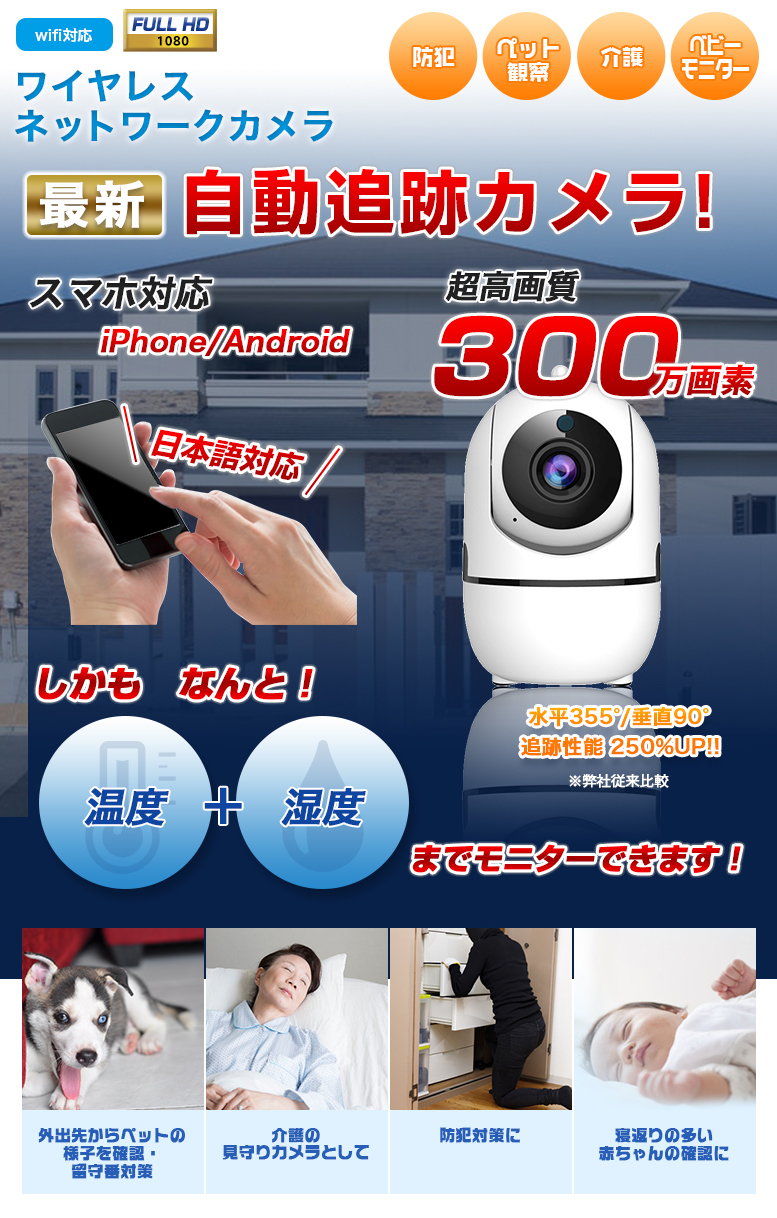 インターネット監視 赤外線led付き Webカメラ パンチルトズーム対応 Webcam02 防犯カメラ通販 Com